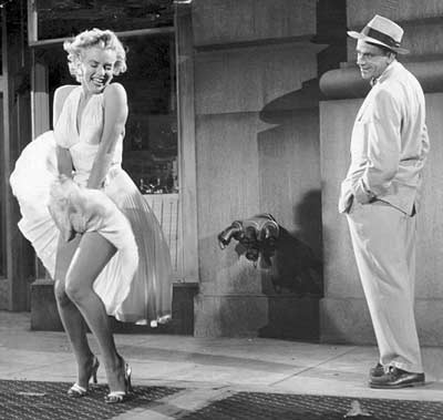 Seven Year Itch: Marilyn Monroe's 1955 film of the same name told of the perils for couples.