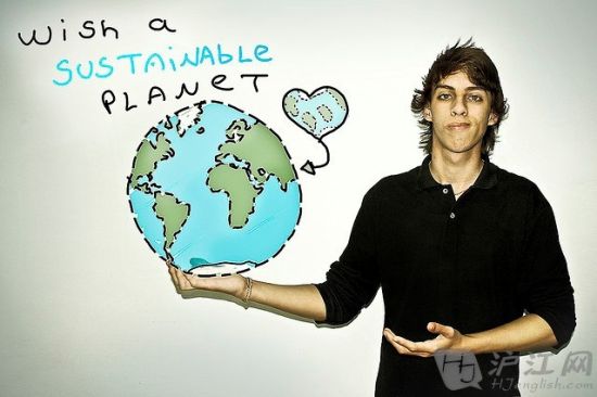 Wish a sustainable planet!
