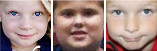 美国媒体公布了20位遇害儿童中12人的生前照片。