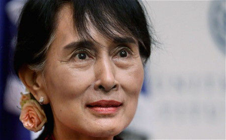 6. Aung San Suu Kyi, Chairperson of Burmese National League for Democracy