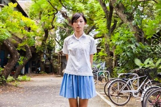台湾最美<em>女生</em>校服 百褶裙水手装受追捧(组图)_