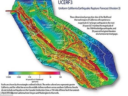 双语版外媒预测：下个8级强震也许在加州