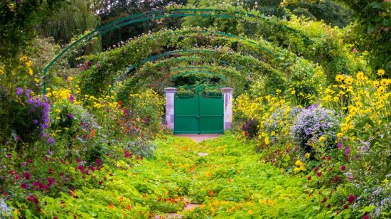 Claude Monets Garden, Giverny, France άĪεĻ԰ Tip: A garden doesnt need to be constrained to be beautiful. Claude Monet planted flowers according to their colors and left them to grow freely. ʿ԰һҪȦй̶״ƯĪεĻ԰ɫֲܣɻ