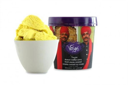 Curry Flavored Ice Cream by Vosges Chocolates