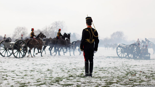 A soldier of the King’s Troop Royal Horse Artillery