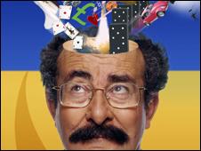 Robert Winston's head exploding with ideas