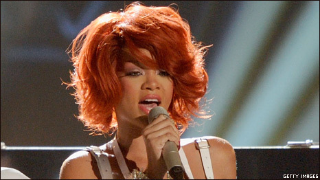 Rihanna singing
