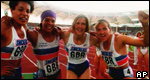 a relay team with medals