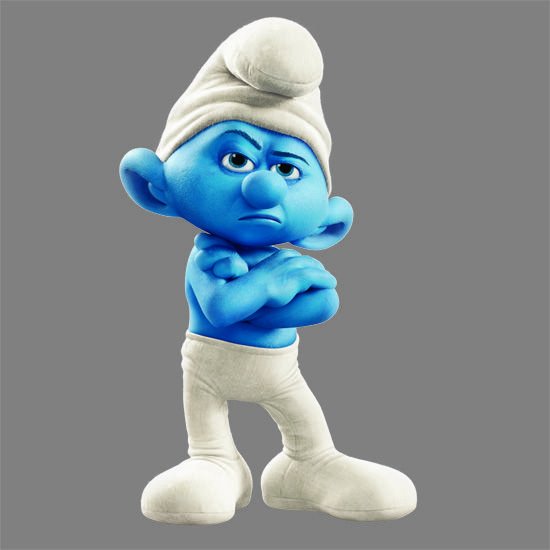 (Grouchy Smurf)