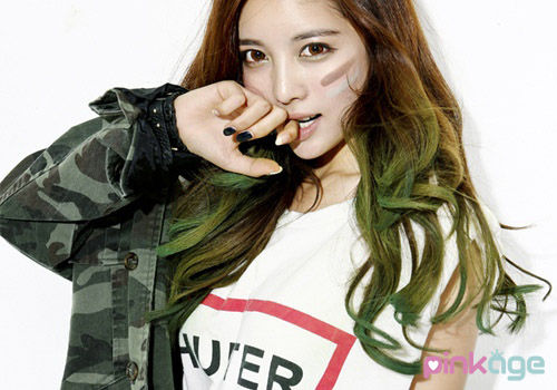 韩情脉脉:G.NA李孝利10分钟搞定魅力发色