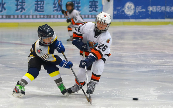 北京首体的冰球馆就是星二代最为集中的冰球俱乐部日常训练场地。郑福德/摄