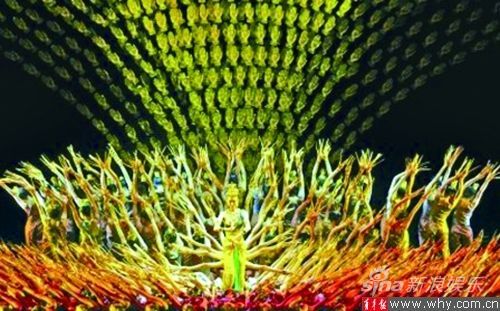 舞剧《千手观音》打造移动舞台(图)