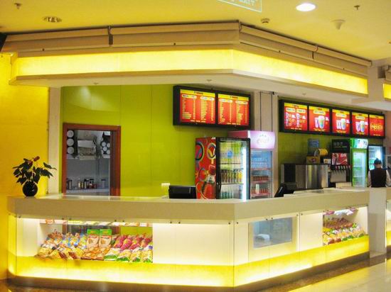 资料图片:上地美麟影城环境--卖品部