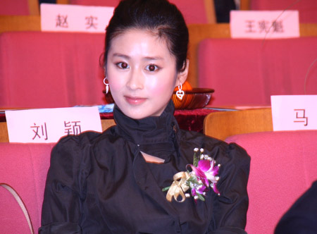 《赣南之恋》北京首映主演刘颖惊艳亮相(组图)