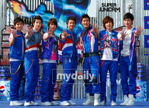 【2009.05.05【明星】super junior-m 5月4日正式加盟百事