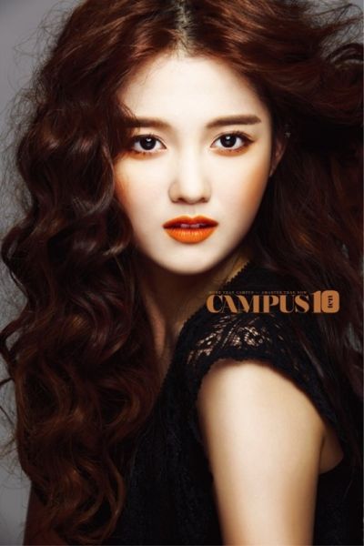 韩女星南宝拉浓妆冶艳拍化妆品广告(组图)|南宝