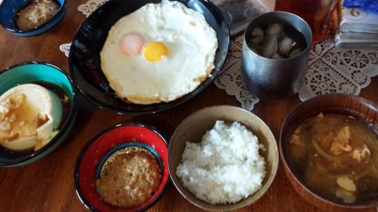山田优推特上公开的早餐照片