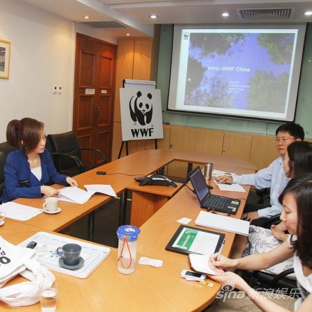张靓颖接受WWF环保项目聘请