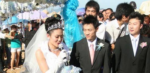 图文:杨威杨云三亚盛大婚礼-新娘爱情宣言
