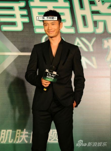2011男明星代言综合指数第一名黄晓明