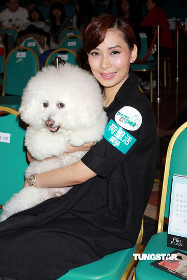 邝美云爱犬极度抢镜 卫兰坦言黎明不偏袒【图】