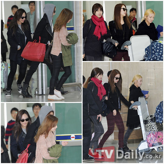 韩国女团<em>少女时代</em>机场遭遇粉丝(图)|<em>强心脏</em>|利特