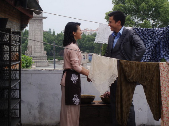 《红尘丽影》热拍韩栋陈紫函二度合作默契足