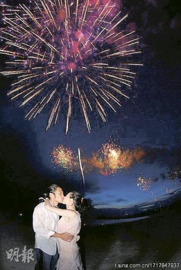 组图：谢霆锋张柏芝成亲4年火辣比基尼婚照曝光