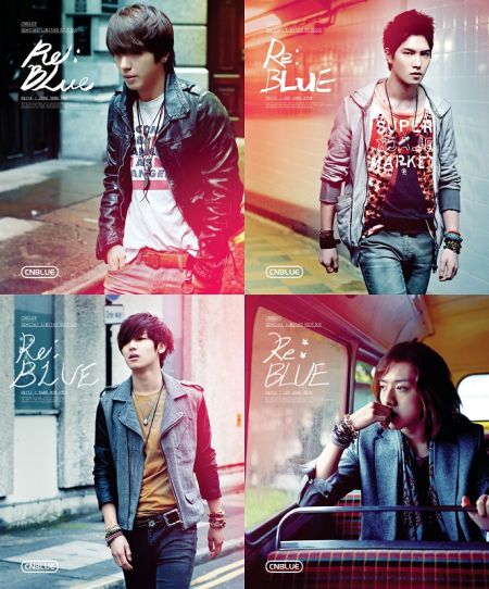 CNBLUE设计限量版新辑《Re:Blue》31日发行
