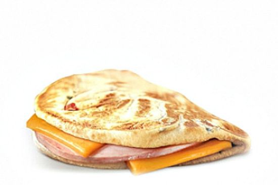 ڿ Ƥ(Ham and Cheese on a Pita)