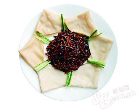 京酱素丝夹饼
