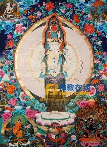 ǧǧ۹(Avalokiteshvara - Sahasrabhujalokeshvara (11 faces, 1000 Hands))