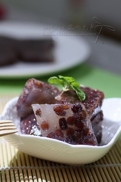 蜜豆马蹄糕