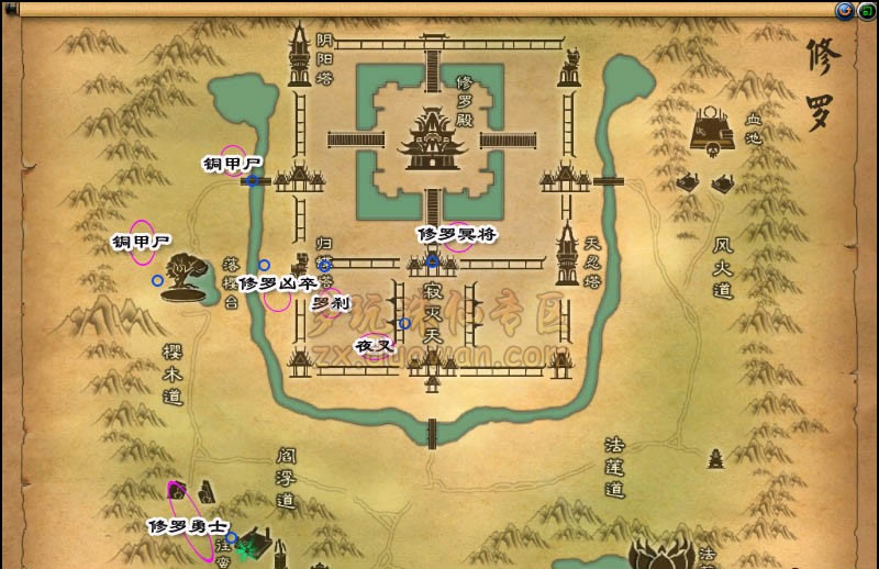 诛仙修罗135-150级挂机地点