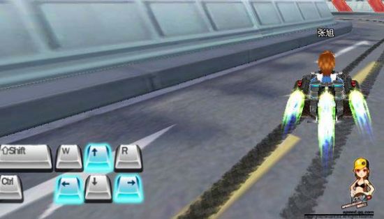 QQ飞车》新跑法侧身漂移助你过弯_网络游戏