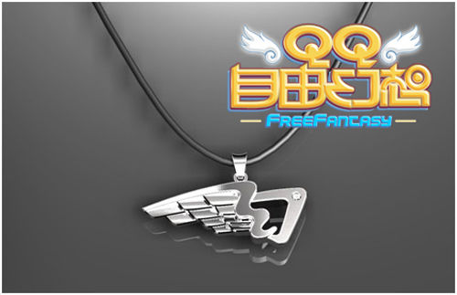 9k頂級白金鑲鉆幻想之翼