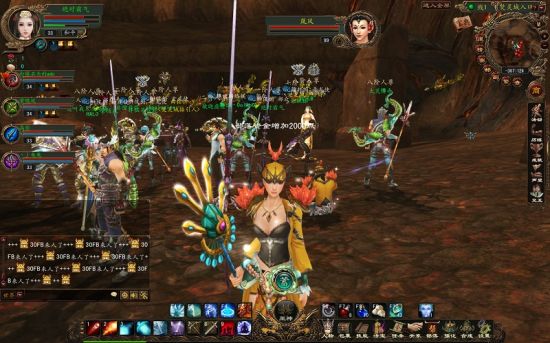 大荒传奇内测火爆 钱多礼<em>多妹纸</em>更多_<em>网络游戏</em>