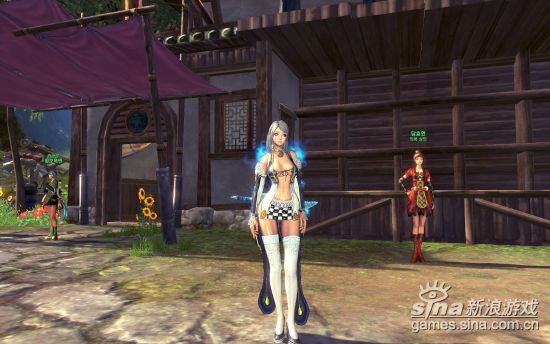 小蛮腰露脐装 剑灵性感女装一波接一波