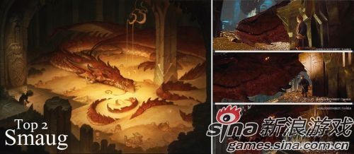 第2名史矛革(smaug)深居简出的红金色巨龙史矛革,千百年来一直幽居于