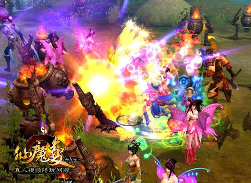 公测新服爆满《仙魔变》为何这么火_网络游戏