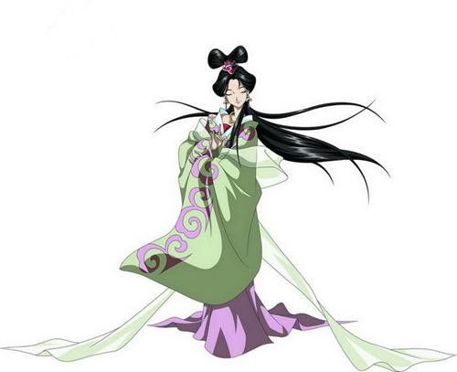 四大美人手绘背影