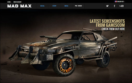 灵感:17个国外游戏网站设计欣赏