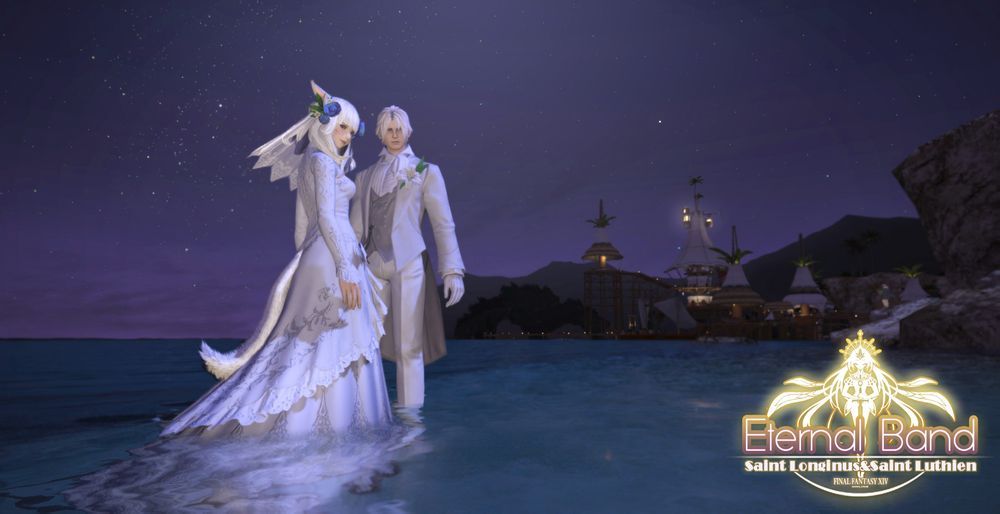 FF14玩家网恋走入现实 游戏拍浪漫婚纱照(2)最