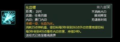 唐门武学技能篇全解