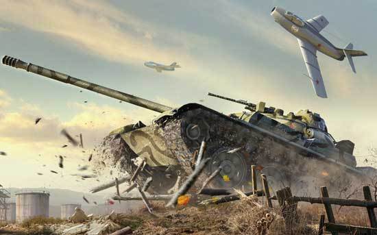 战机、坦克资产打通 齐头并进互通有无_坦克世