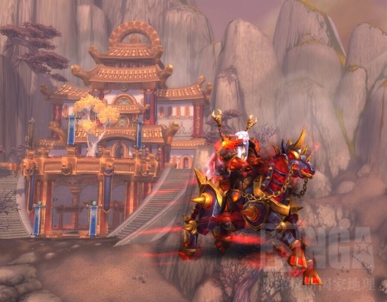 板甲的幻化:搭配新坐骑 战火梦魇兽