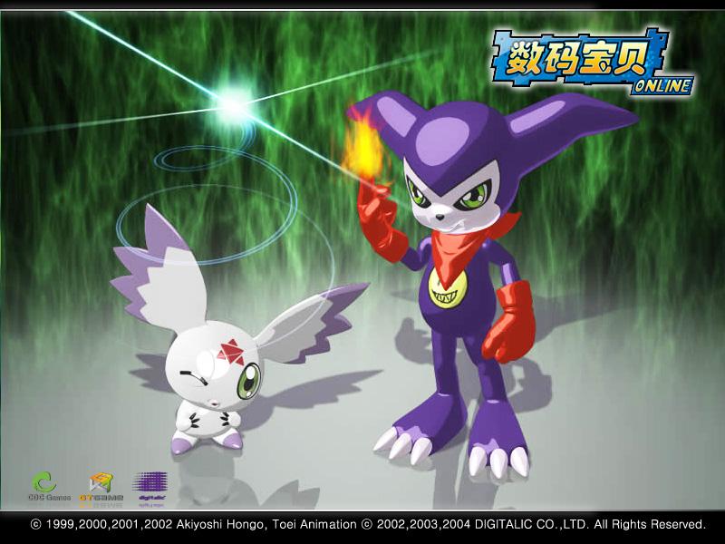 《数码宝贝online》游戏壁纸(3)