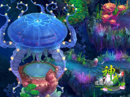 《神武》场景曝光 海底龙宫精美绝伦_网络游戏_新浪游戏_新浪网
