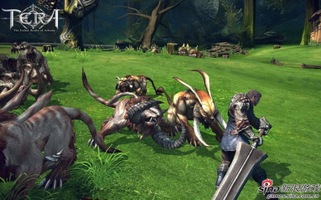 新浪游戏_《TERA》制作人畅谈输出职业重剑武士