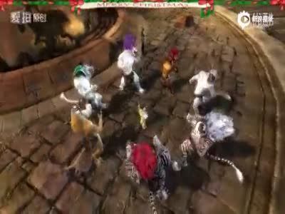 动感激情 《激战2》夏尔广场舞 蹦吧啦蹦吧啦 